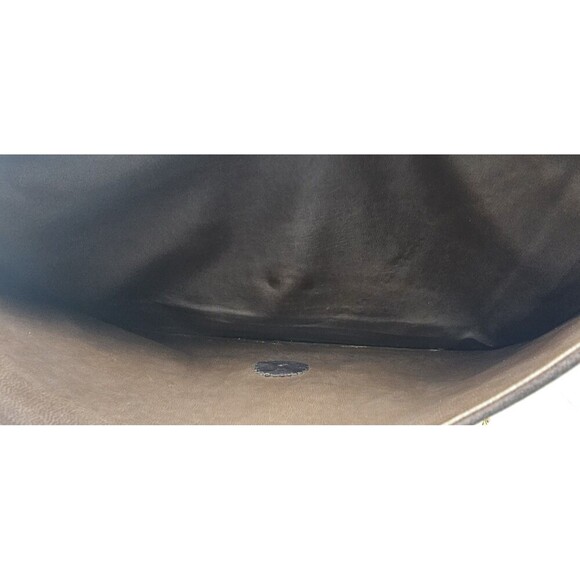 Vtg Rayne London Brown Suede Gold Chain Classic Envelope Shoulder Bag Crossbody - Picture 9 of 16